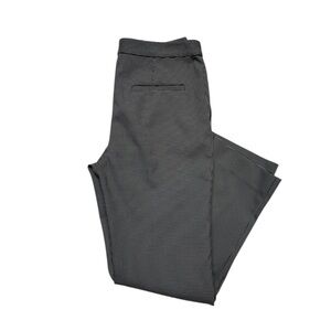 Argent Grid Tailored Trousers‎ Black White Womens Sz 6 Made in USA Career Office